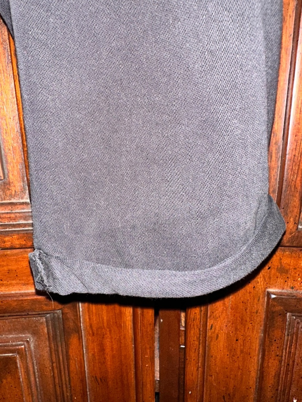 2X 20W 22W Jet black Not fadedTerra & Sky folded cuff Capri Jeggings STRETCHY - Picture 3 of 4